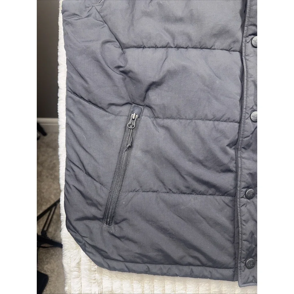 The‎ North Face Mens Patricks Point Puffer Vest Black Medium Button Zip Pocket